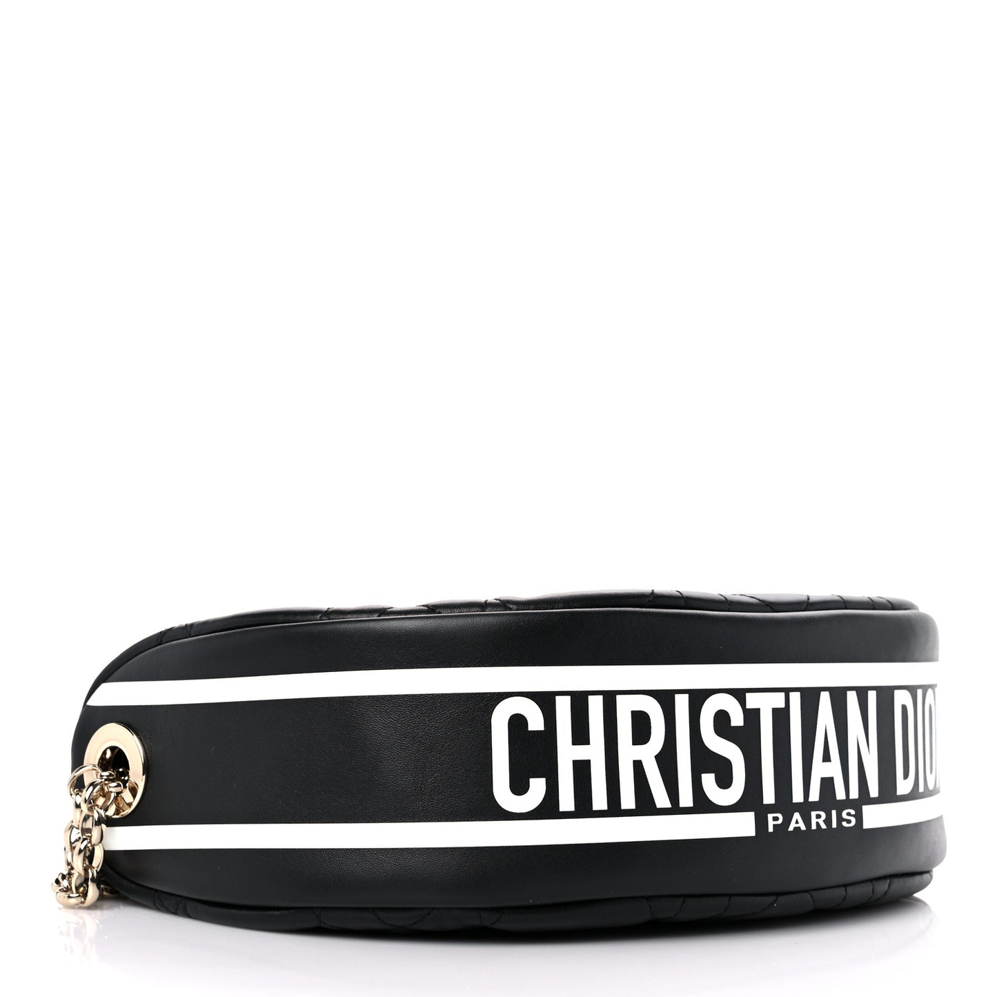 Lambskin Cannage Medium Dior Vibe Hobo Bag Black