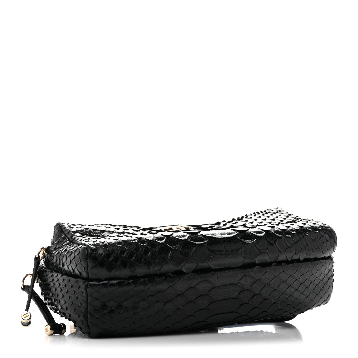 Chanel Snakeskin Waist Bag Black 3 of 15