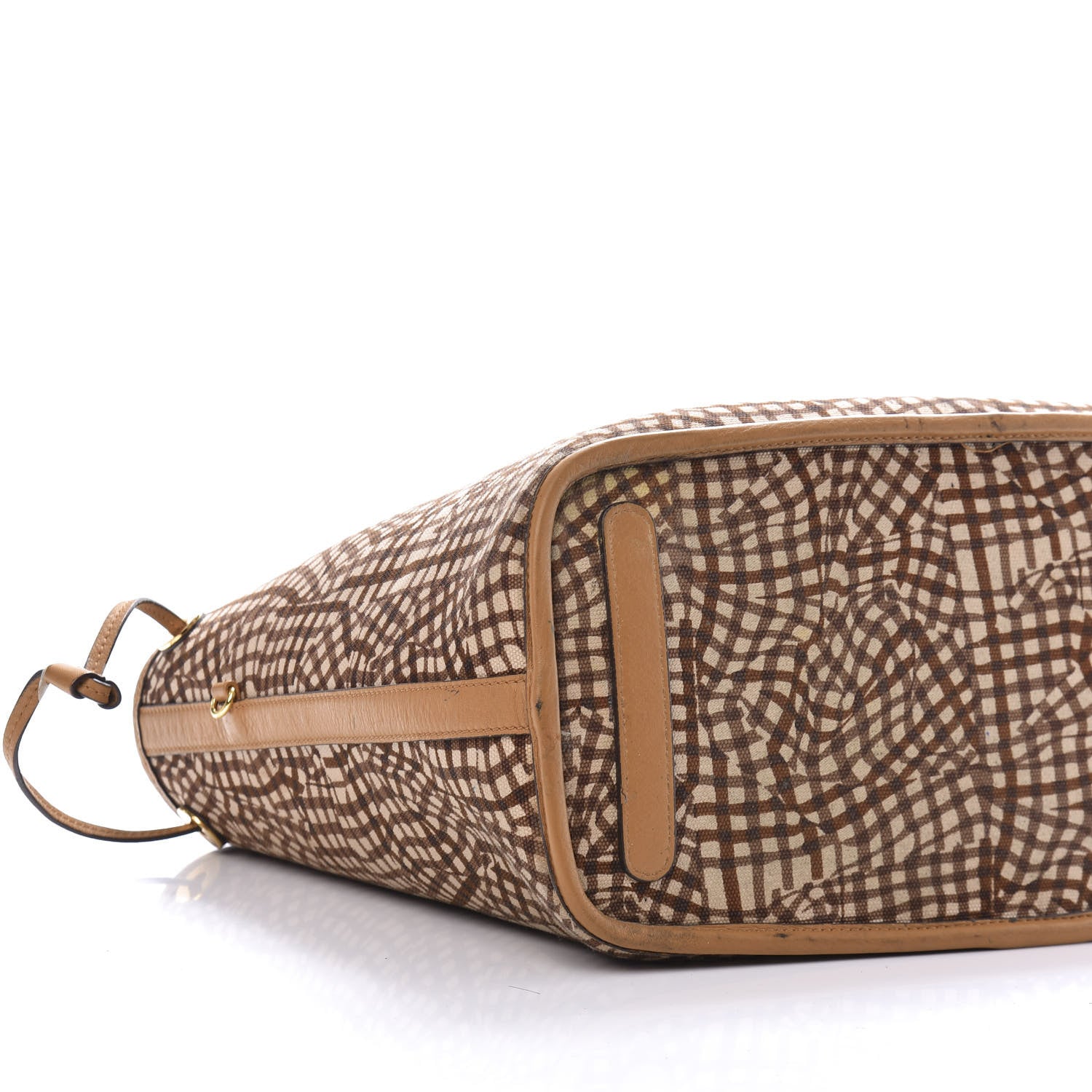 MCM Visetos Medium Liz Reversible Shopper Tote Cognac 17 of 24