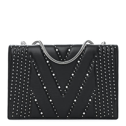 MCM Lambskin Diamond Disco Flap Crossbody Bag Black 1 of 14