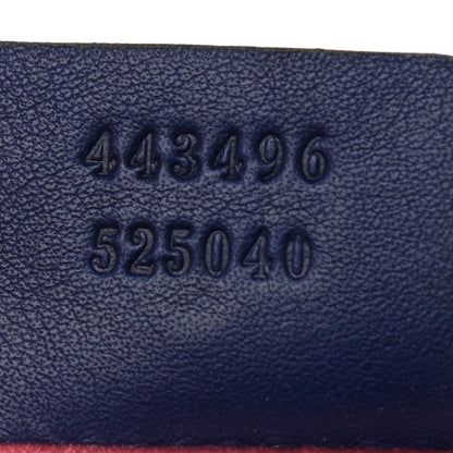 Gucci Velvet Matelasse Medium GG Marmont Shoulder Bag Cobalt Blue 7 of 11