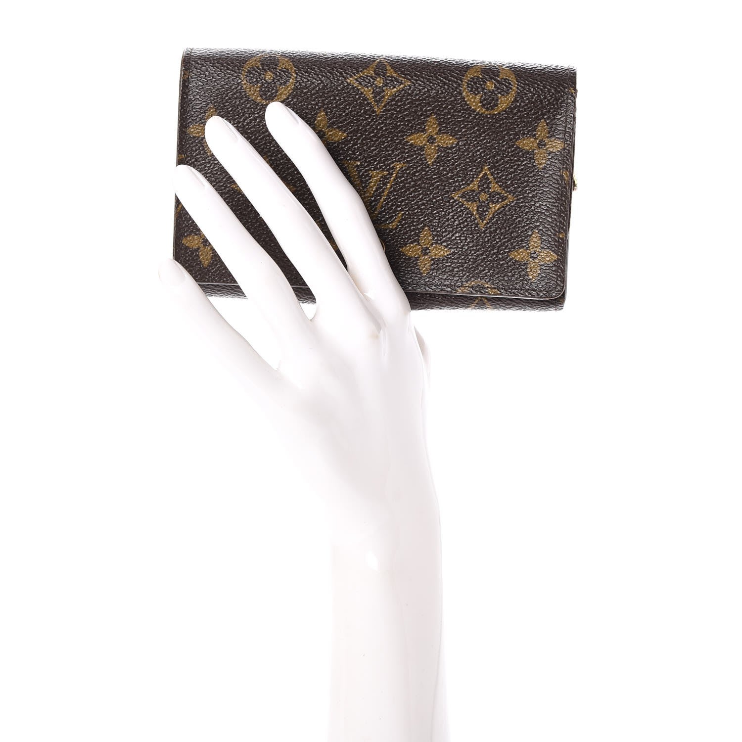 Louis Vuitton Monogram Porte-Monnaie Tresor Wallet 2 of 7