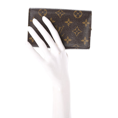 Louis Vuitton Monogram Porte-Monnaie Tresor Wallet 2 of 7
