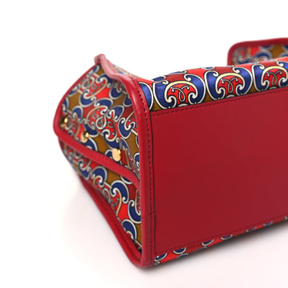 Fendi Fabric Grille Royale Print Stamp Patch Mini Peekaboo Defender Cover Red Blue Strawberry 8 of 9