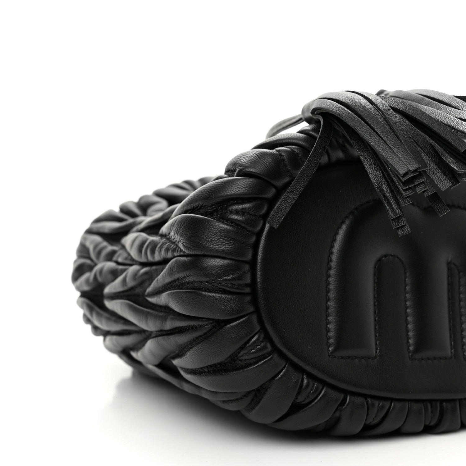 Miu Miu Nappa Matelasse Small Bucket Bag Black 8 of 9