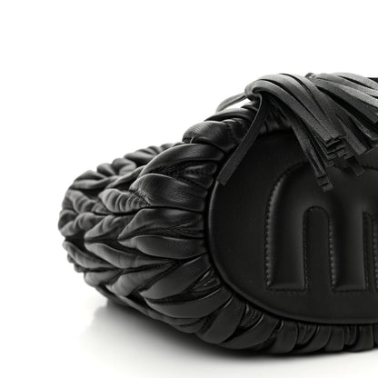 Miu Miu Nappa Matelasse Small Bucket Bag Black 8 of 9