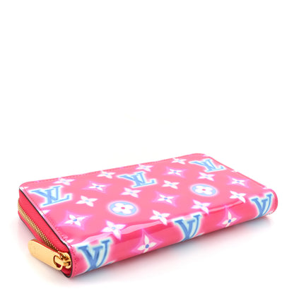 Louis Vuitton Vernis Valentine Zippy Wallet Fuchsia Neon 4 of 9
