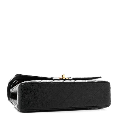 Chanel Caviar Quilted Medium Double Flap Black 3 of 10