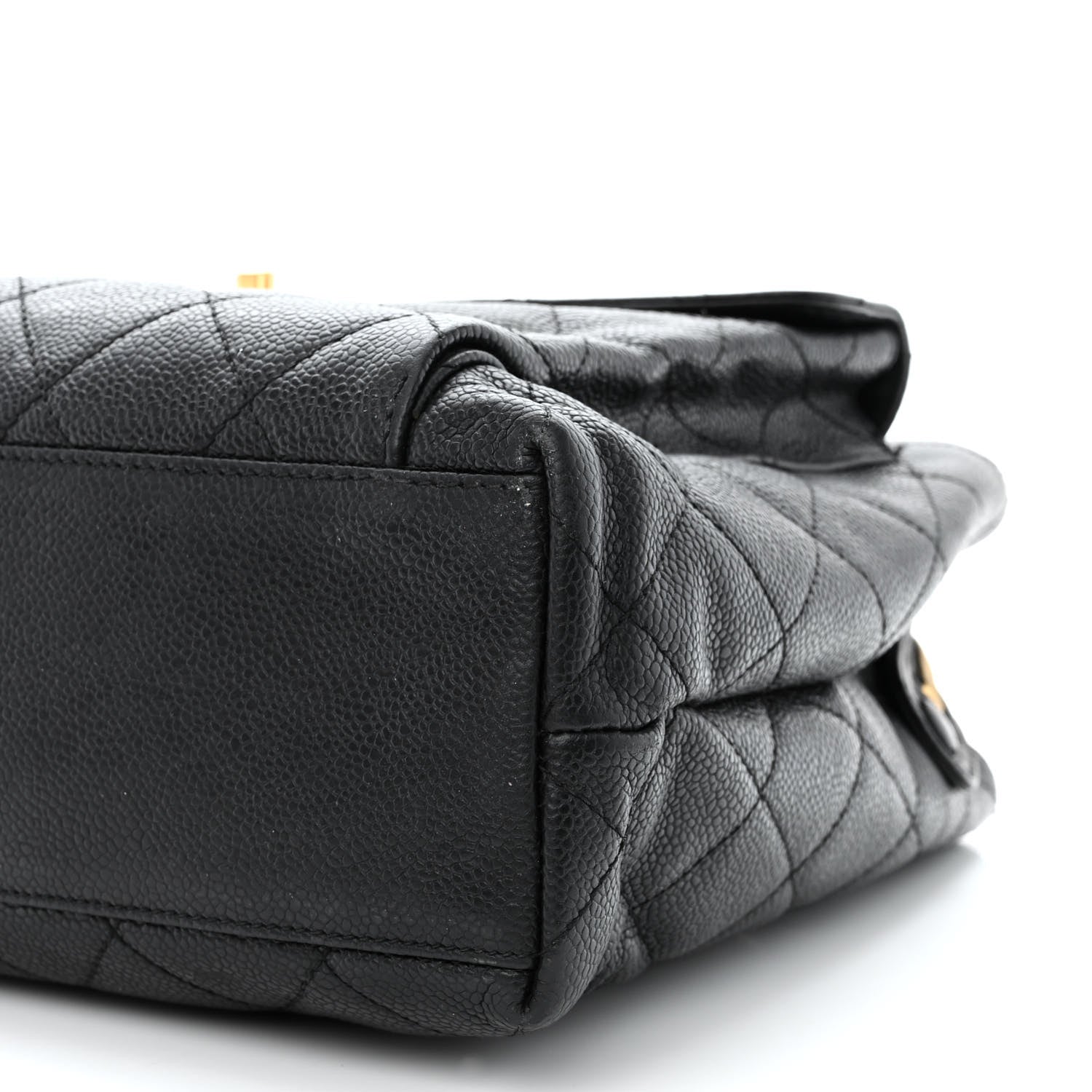 Chanel Caviar Quilted Pocket Shopping Tote Black 14 of 15
