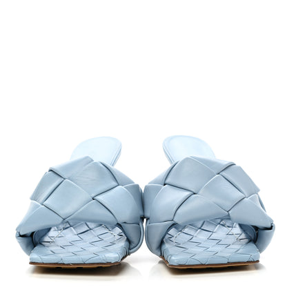 Bottega Veneta Nappa Maxi Intrecciato Lido Mule Sandals 36 Ice 2 of 7