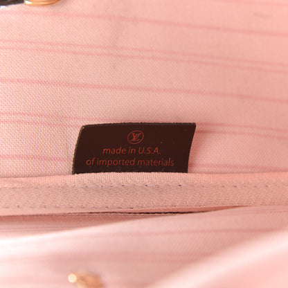 Louis Vuitton Damier Ebene Neo Neverfull MM Rose Ballerine 7 of 10