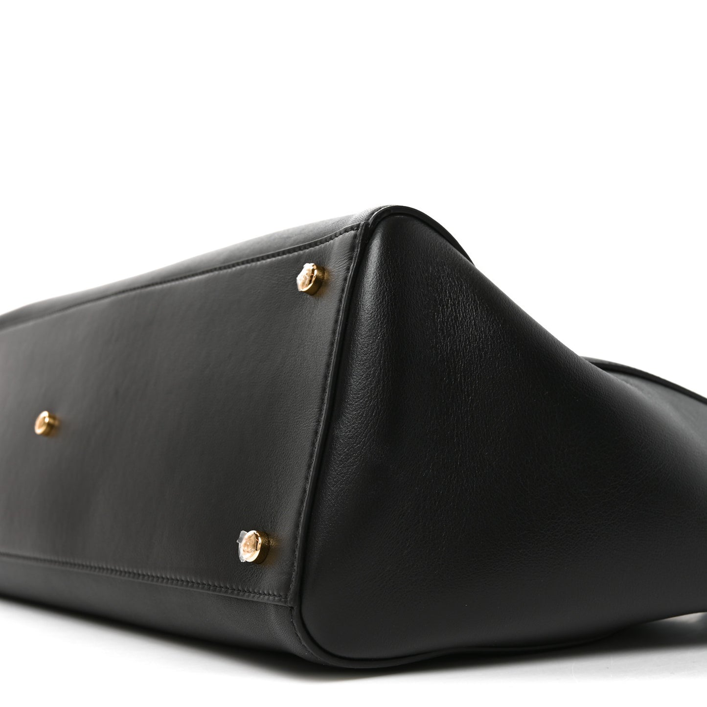 Calfskin Archetype Large Shopping Tote Black
