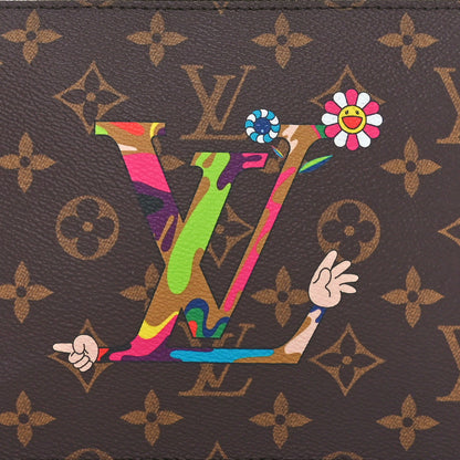 Louis Vuitton LV X TM Monogram Flowers Neverfull Pochette 7 of 7