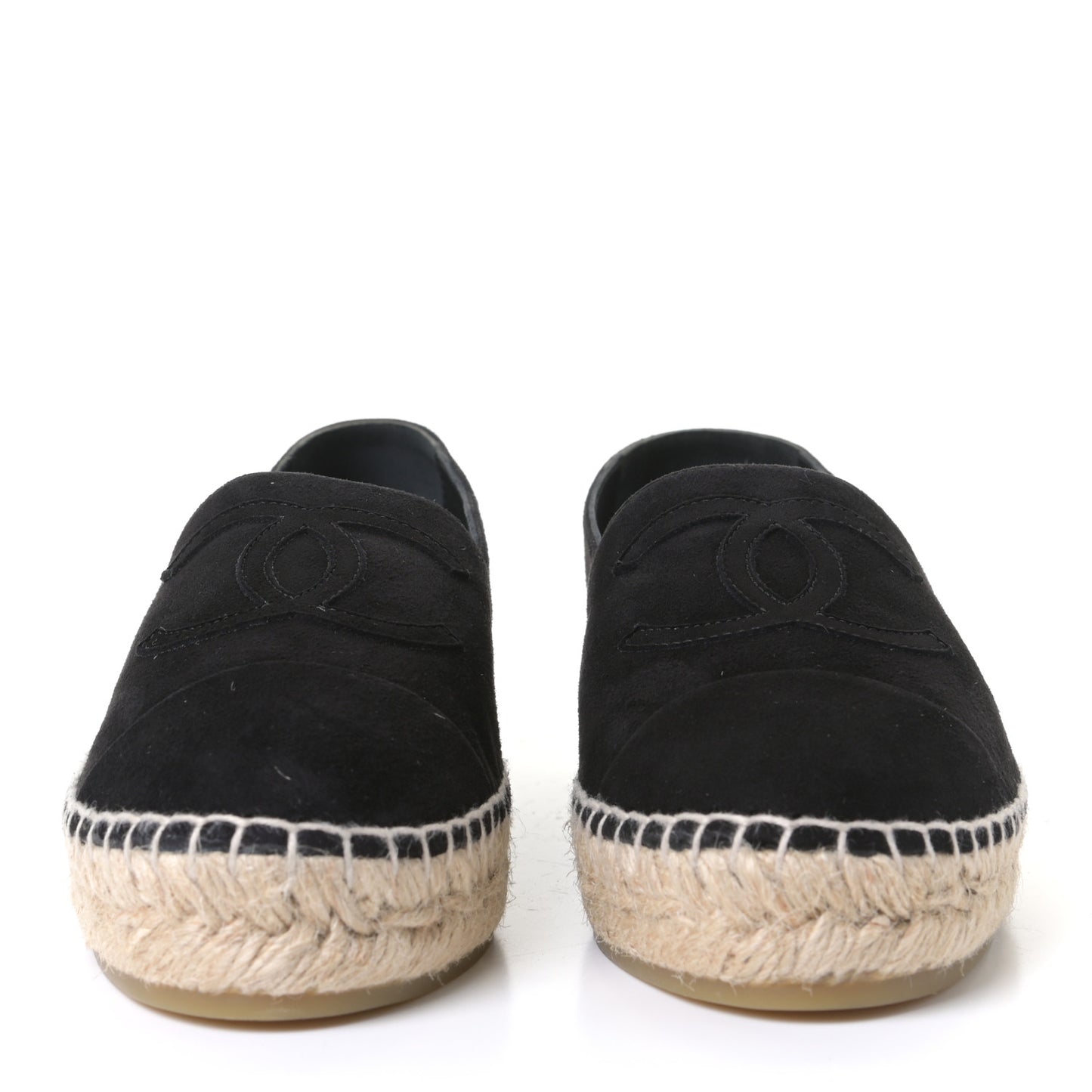 Suede CC Espadrilles 36 Black