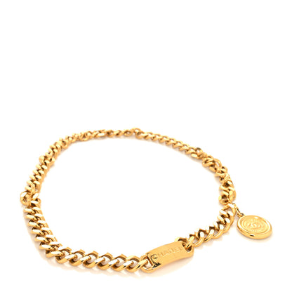Chanel Metal Chain CC Medallion Belt Gold 1 of 5
