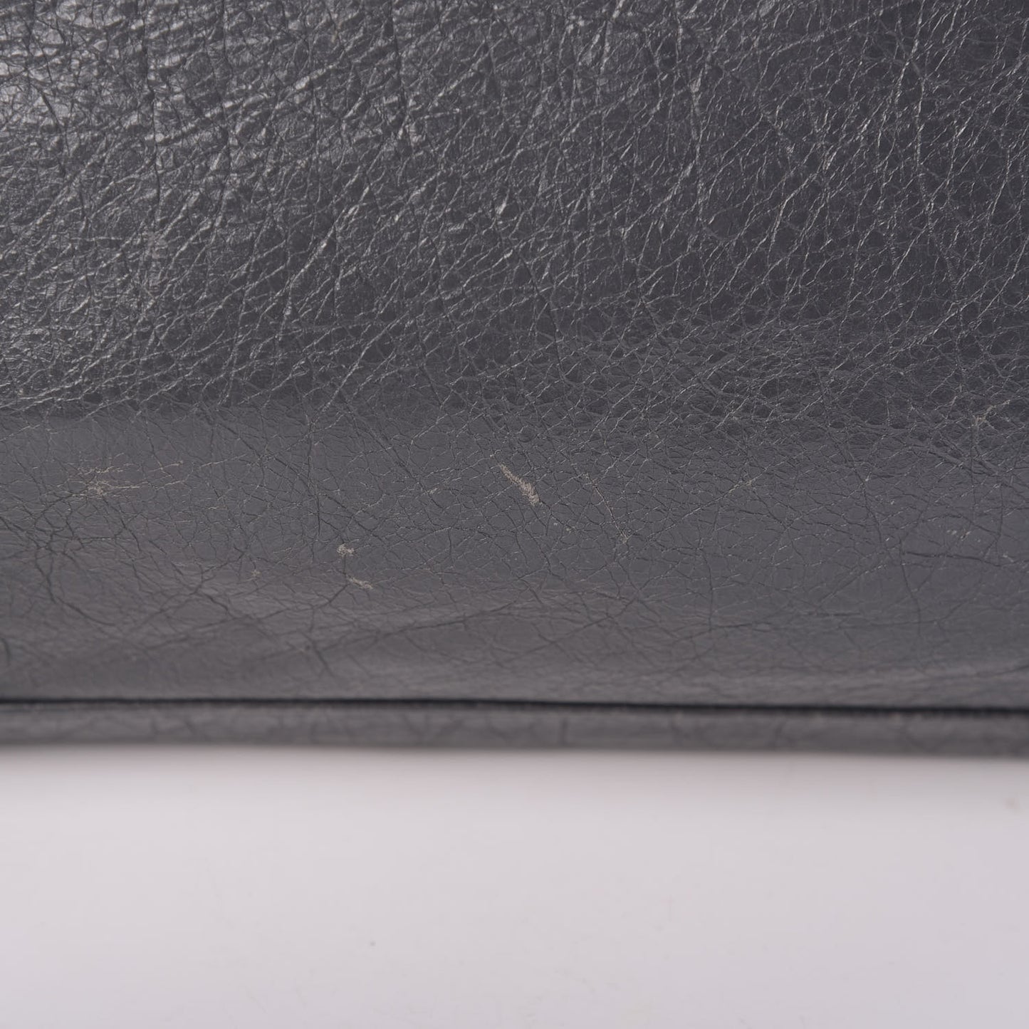 Agneau Classic Silver Hardware City Gris Fossile Anthracite