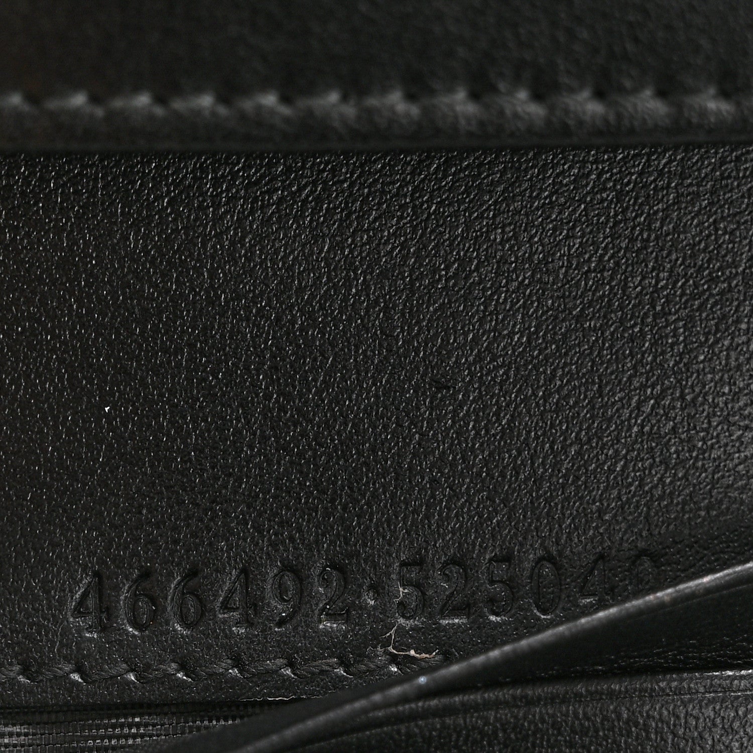 Gucci Calfskin Matelasse GG Marmont Card Case Wallet Black 7 of 9
