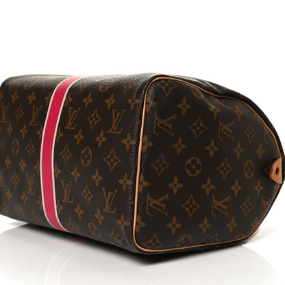 Louis Vuitton Monogram My LV Heritage Speedy 30 Fuchsia Ivory 9 of 10