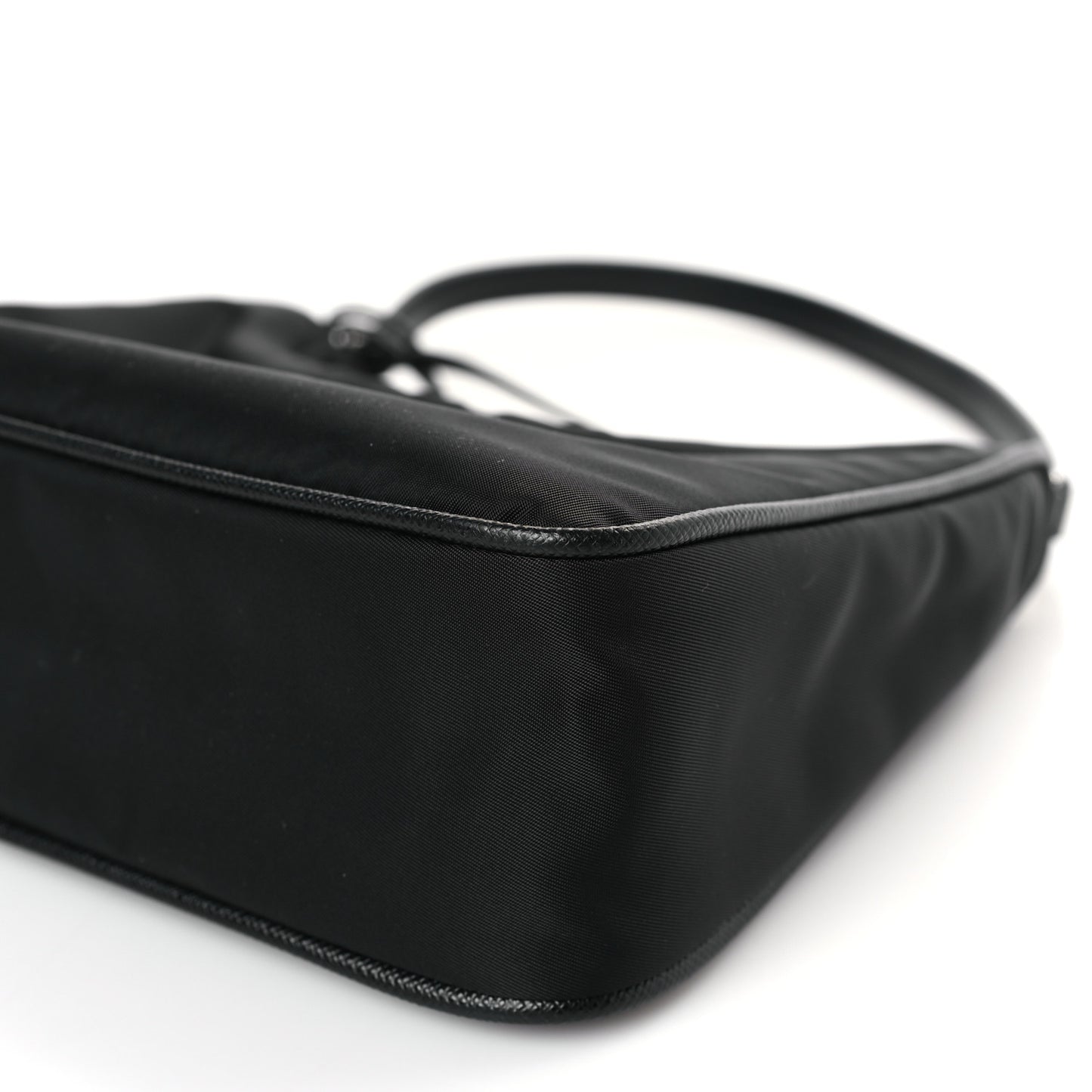 Tessuto Nylon Saffiano Mini Re-Edition 2005 Bag Black