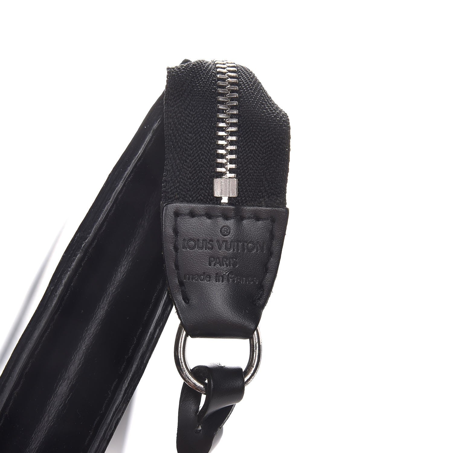 Louis Vuitton Epi Pochette Accessories 24 Black 6 of 9