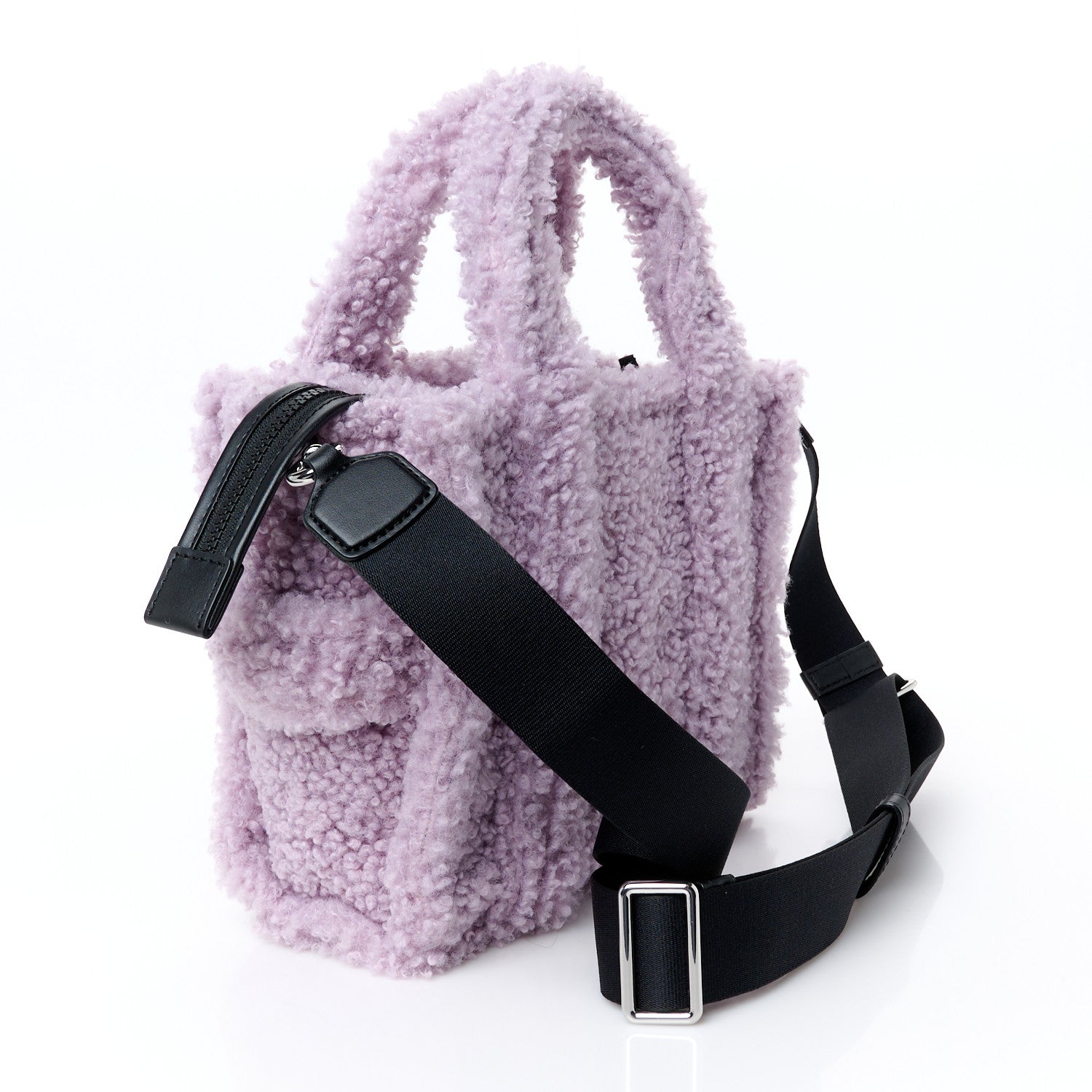 Marc Jacobs Polyester Cotton Small The Teddy Traveler Tote Bag Arctic Dust 3 of 10