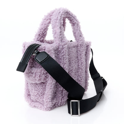 Marc Jacobs Polyester Cotton Small The Teddy Traveler Tote Bag Arctic Dust 3 of 10