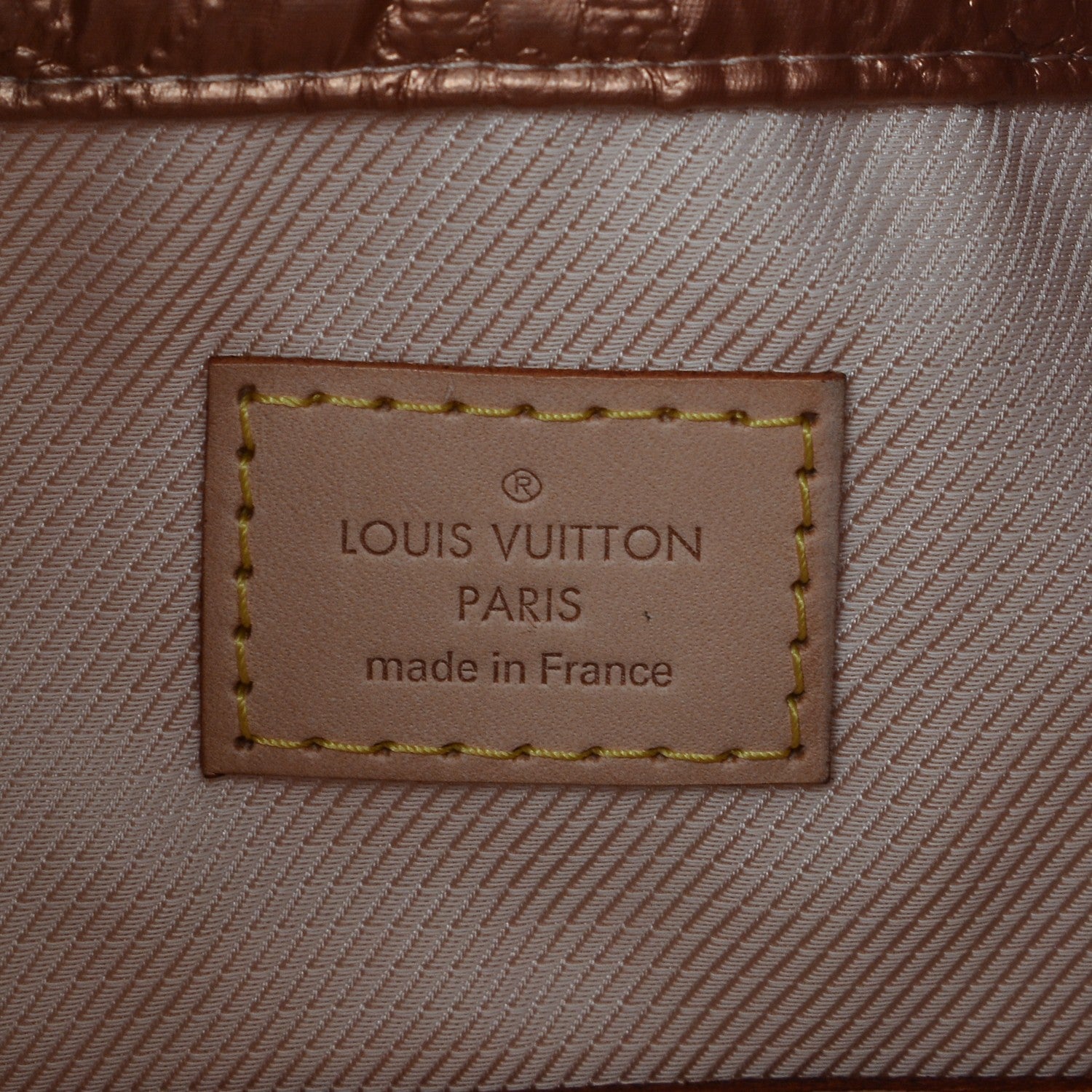 Louis Vuitton Jacquard Quilted Monogram Limelight Clutch GM Rose Gold 6 of 7