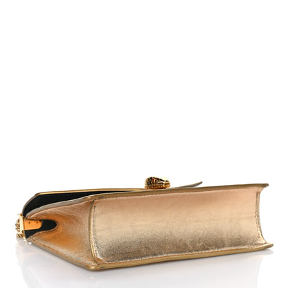 Bulgari Metallic Nappa Serpenti Forever Shoulder Bag Gold 4 of 8