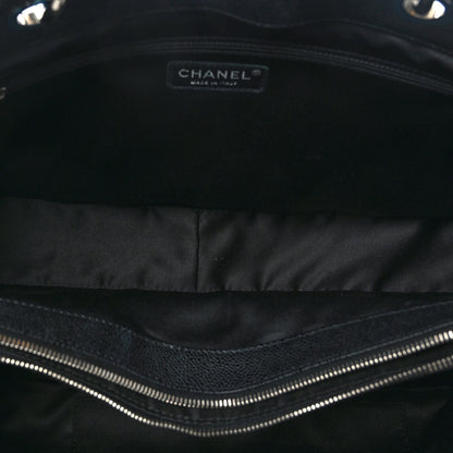 Chanel Caviar Quilted XL Grand Shopping Tote GST Black 5 of 12