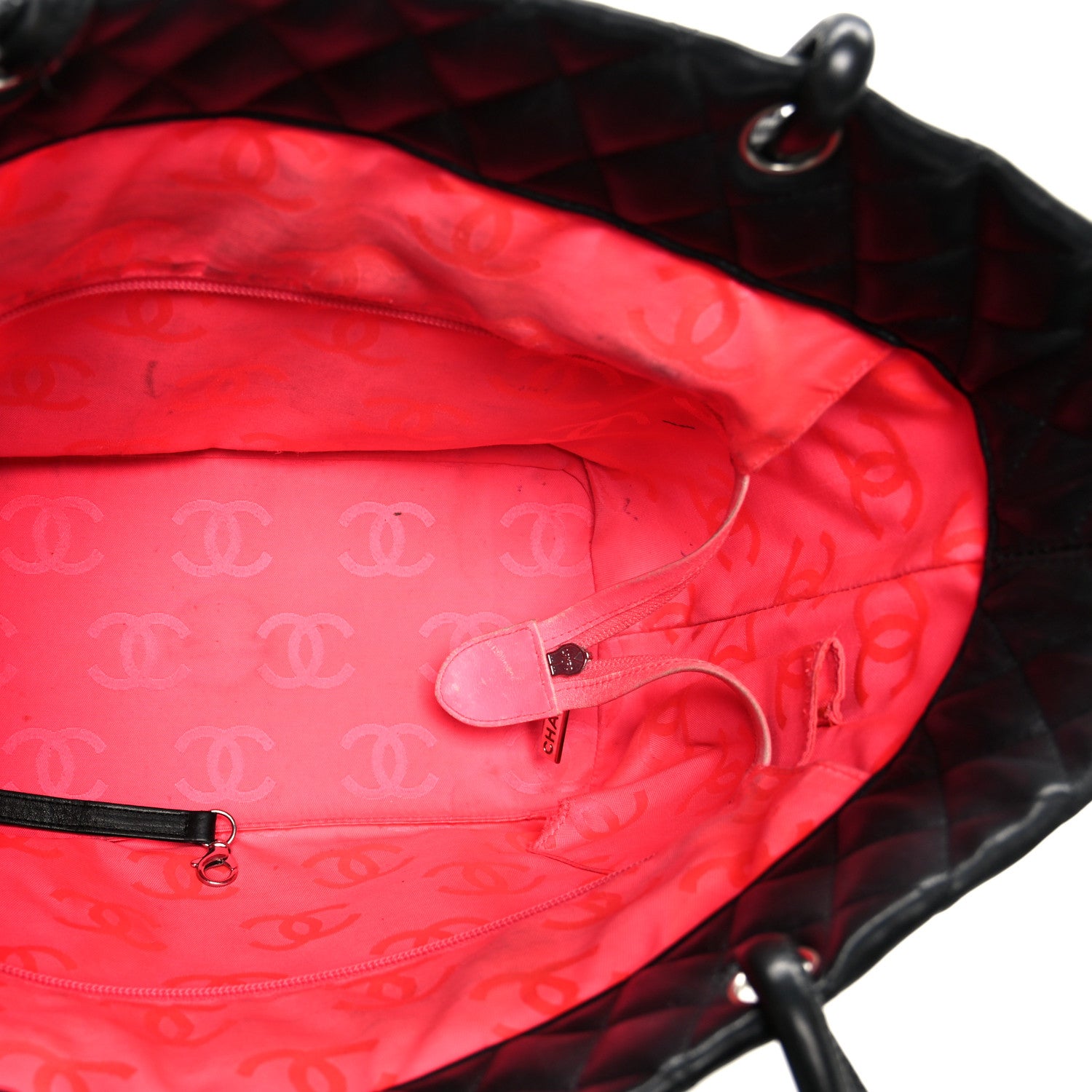 Chanel Calfskin Quilted Large Cambon Tote Black 5 of 13