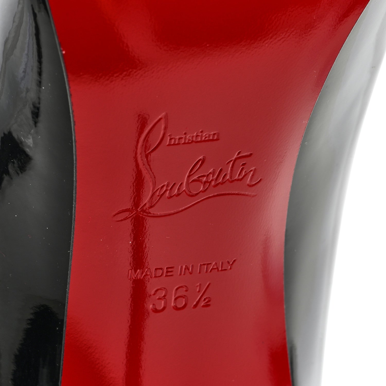 Christian Louboutin Patent Pigalle Follies 85 Pumps 36.5 Black 6 of 7