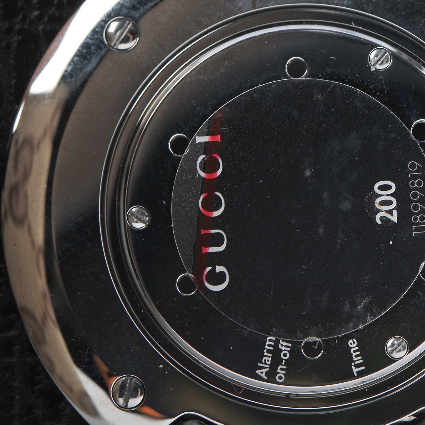Stainless Steel YC200001 Quartz Travel Alarm Clock