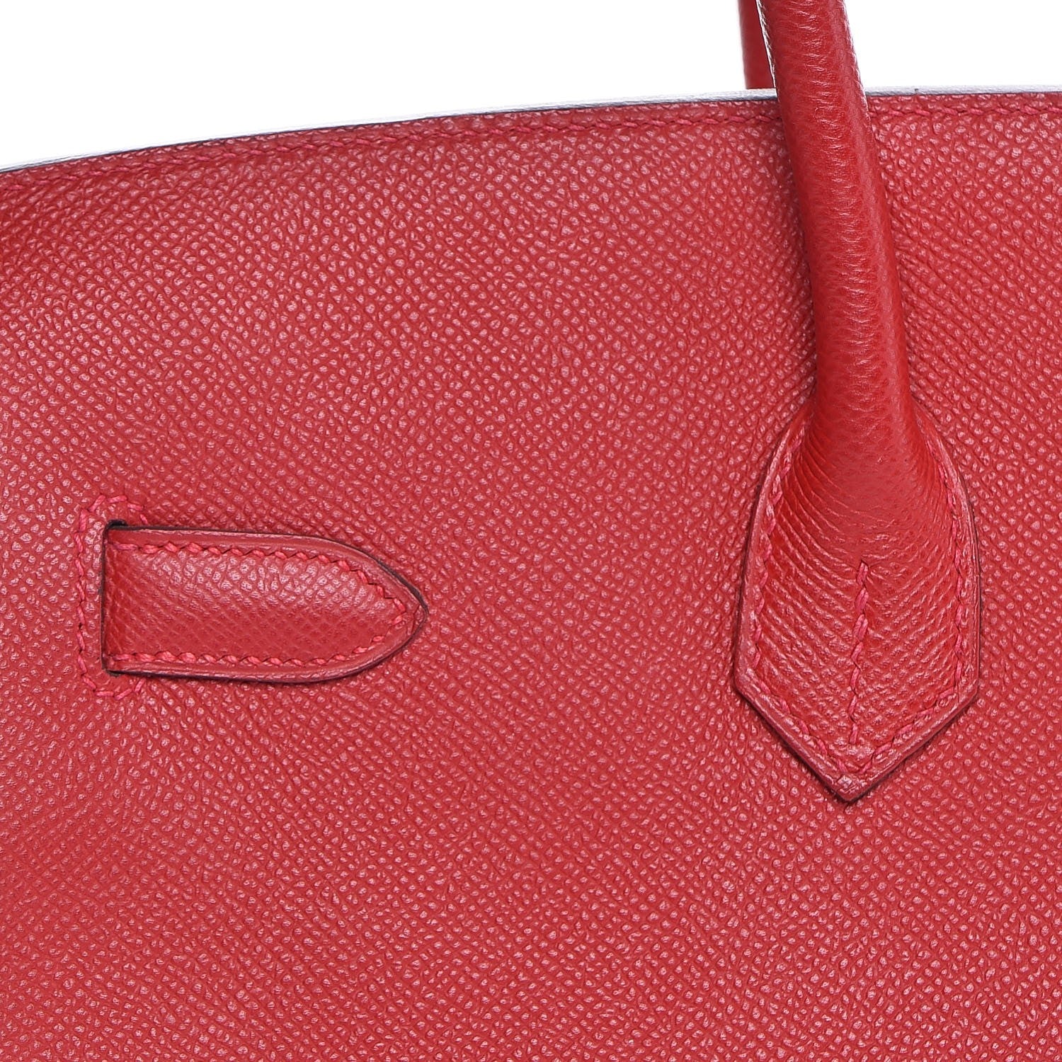 Hermes Epsom Birkin 35 Rouge Casaque 13 of 32