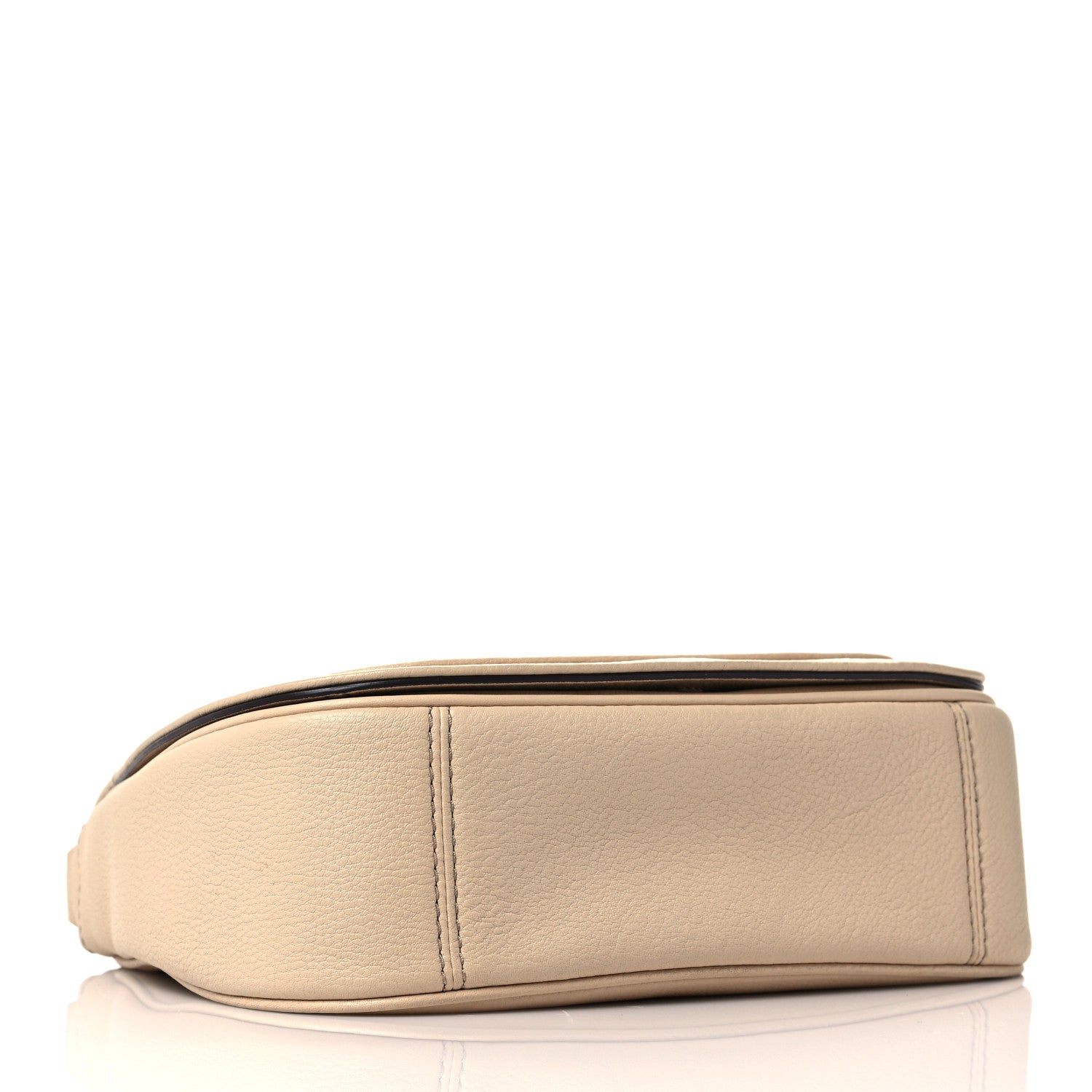 Marc Jacobs Calfskin Empire City Messenger Crossbody Beige 4 of 8