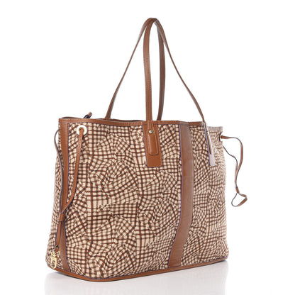 MCM Visetos Large Liz Reversible Shopper Tote Cognac 7 of 17