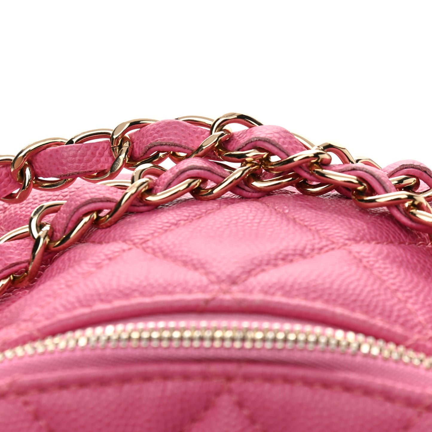 Caviar Quilted Large CC Day Backpack Pink