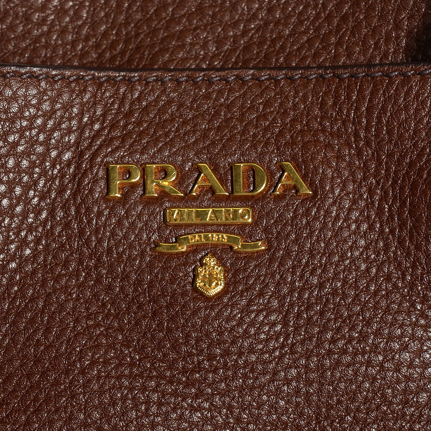 Prada Vitello Daino Tote Bruciato 7 of 12