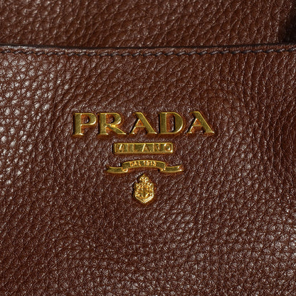 Prada Vitello Daino Tote Bruciato 7 of 12