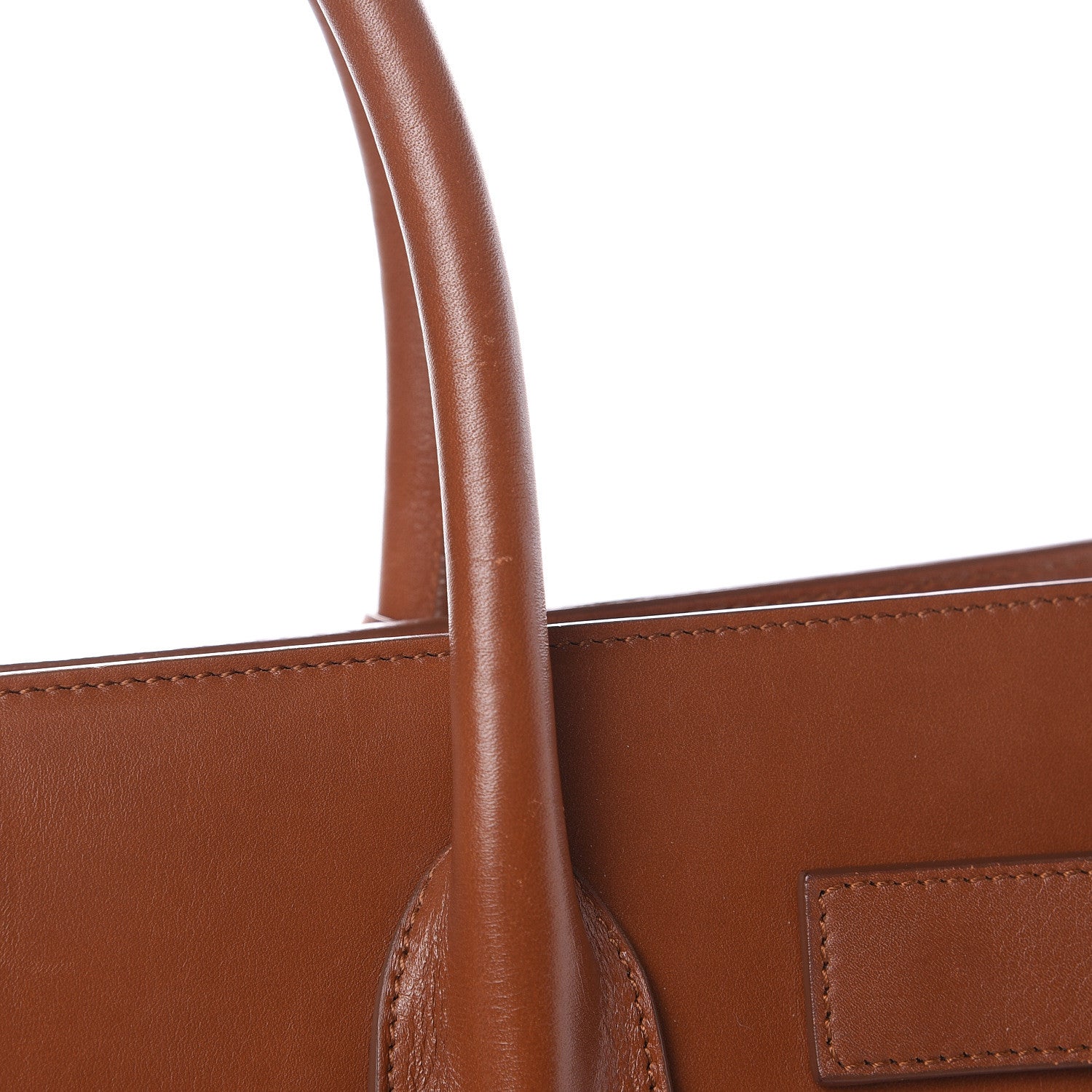 Saint Laurent Calfskin Large Sac De Jour Carryall Cognac 15 of 32