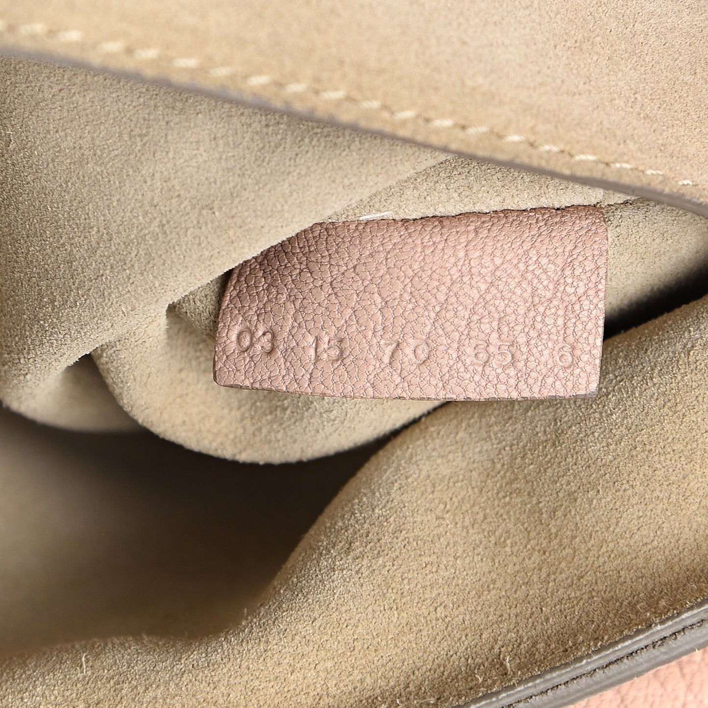 Grained Lambskin Drew Shoulder Bag Cement Pink
