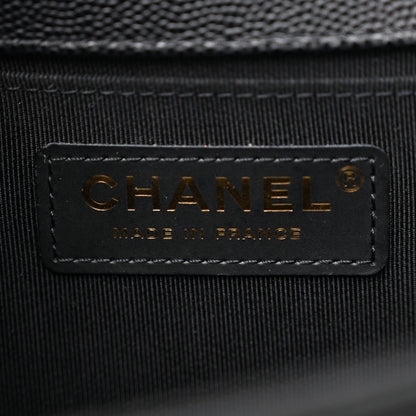 Chanel Caviar Quilted Medium Boy Flap Black 6 of 11