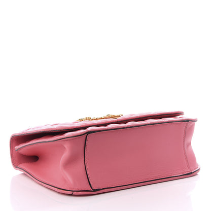 Versace Nappa Quilted Virtus Top Handle Shoulder Bag Blush 3 of 8