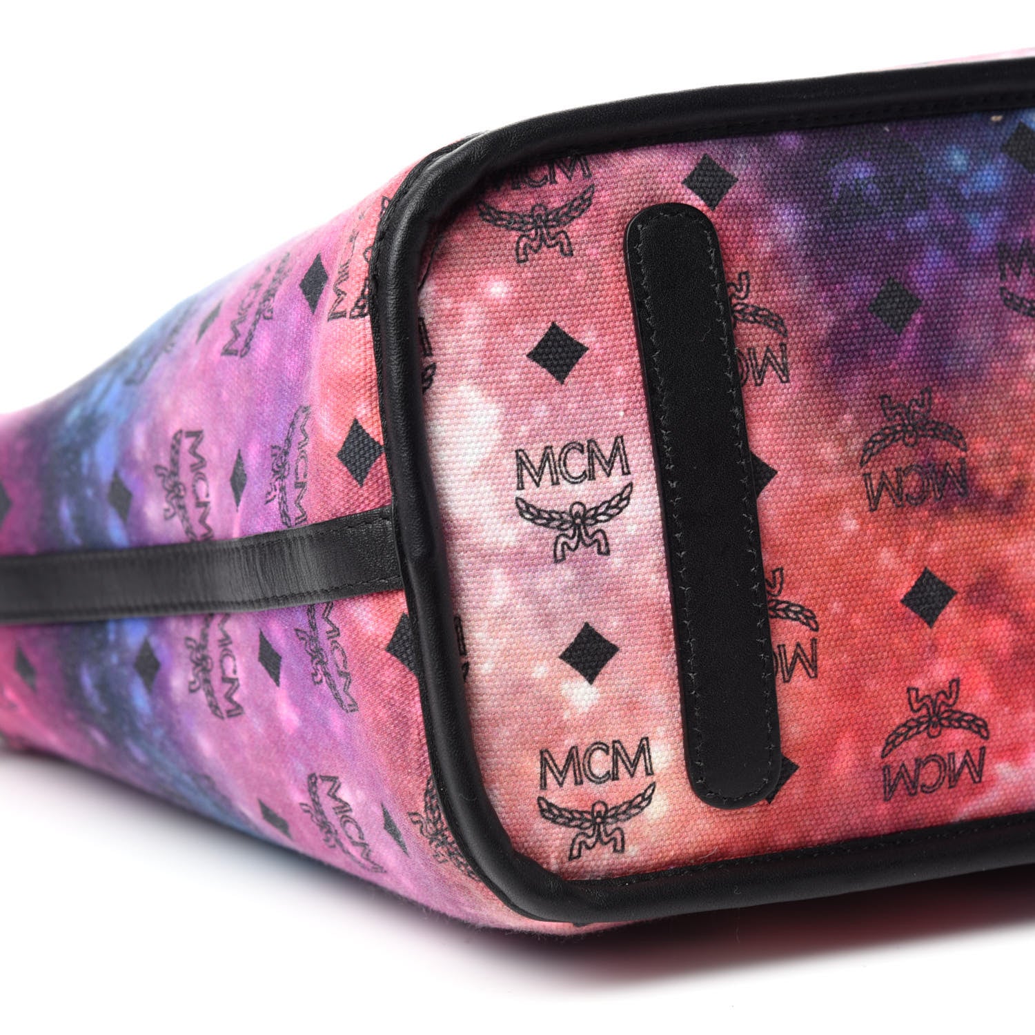 MCM Metallic Galaxy Visetos Medium Project Reversible Shopper Tote Black Multicolor 13 of 15