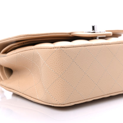 Chanel Caviar Quilted Small Double Flap Beige 8 of 10