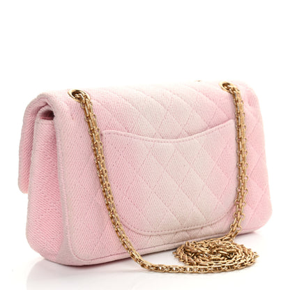 Chanel Ombre Denim Quilted 2.55 Reissue 225 Flap Pink 3 of 14