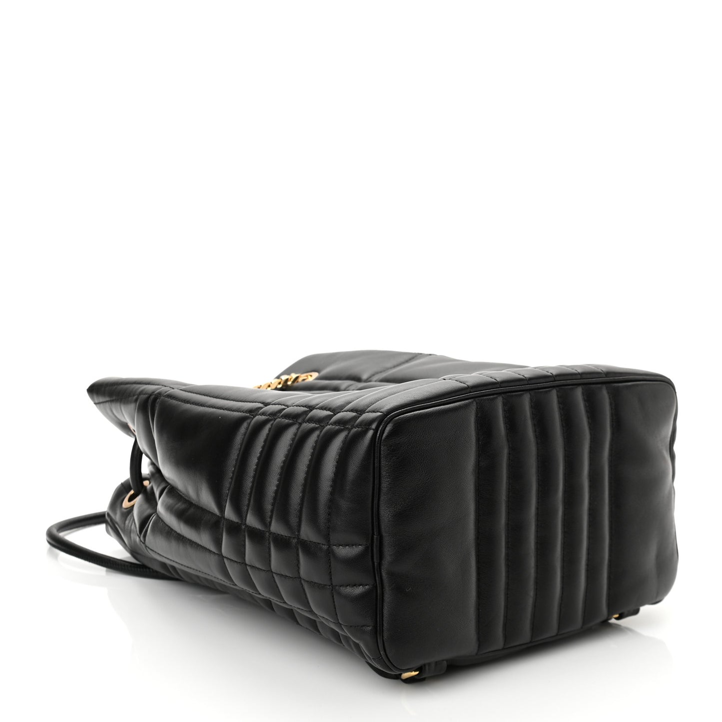 Lambskin Quilted Medium Lola Backpack Black