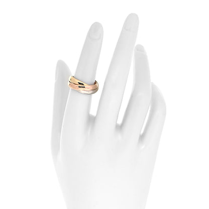 Cartier 18K Pink Yellow White Gold Classic Les Must De Cartier Trinity Ring 52 6 2 of 5