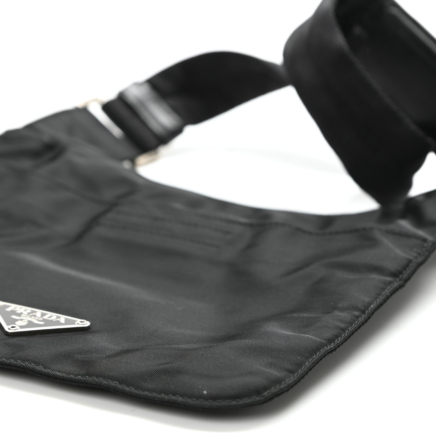Prada Tessuto Nylon Sport Shoulder Bag Black 8 of 8