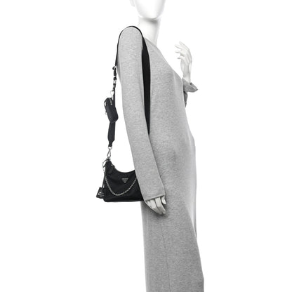 Prada Nylon Re-Edition 2005 Shoulder Bag Black 2 of 9