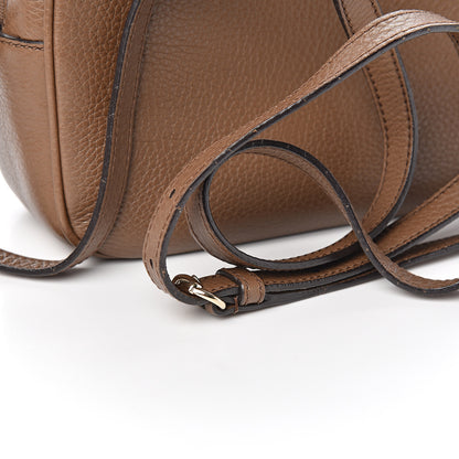 Gucci Pebbled Calfskin Small Soho Disco Bag Rose Beige 10 of 11
